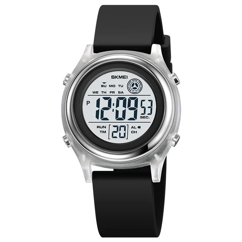 SKMEI Back Light Display Countdown Digital Watches Women Stopwatch Lady Wristwatch 50M Waterproof Shockproof reloj mujer 2094