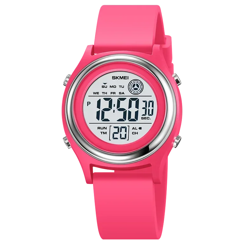 SKMEI Back Light Display Countdown Digital Watches Women Stopwatch Lady Wristwatch 50M Waterproof Shockproof reloj mujer 2094