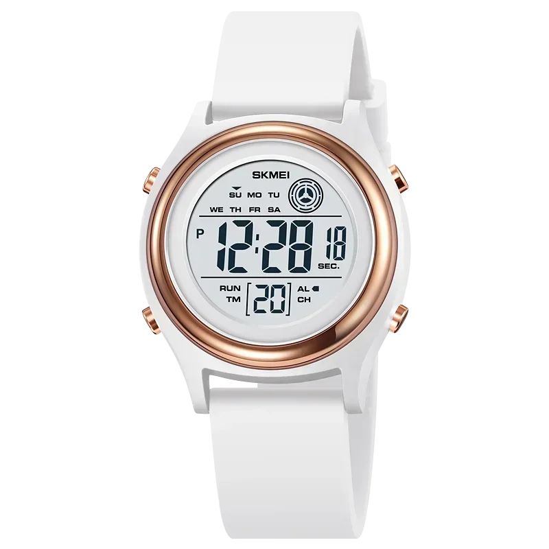SKMEI Back Light Display Countdown Digital Watches Women Stopwatch Lady Wristwatch 50M Waterproof Shockproof reloj mujer 2094