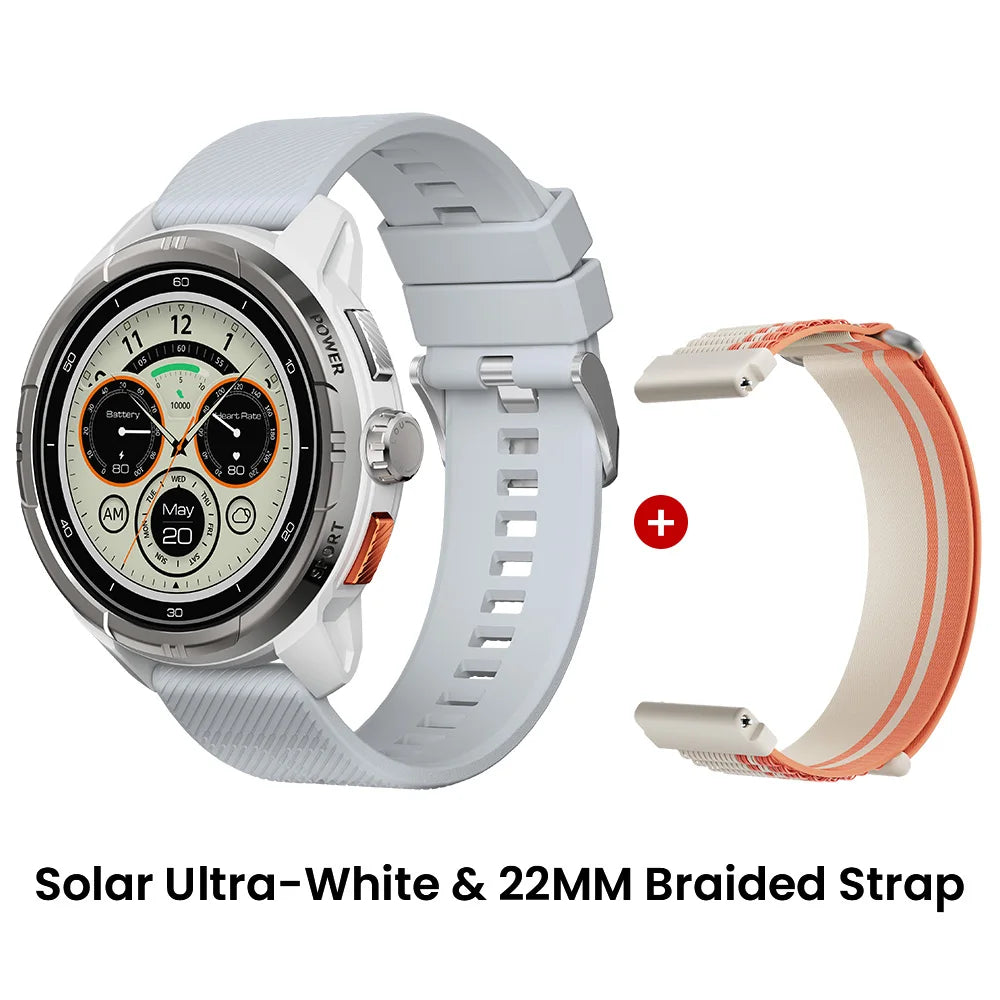 HAYLOU Solar Ultra GPS Smartwatch 1.6” AMOLED Display 5ATM Waterproof Built-in GPS Bluetooth Phone Calls Sports Smart Watch