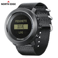 NORTH EDGE APACHE-D Men Free Dive Digital Watch Outdoor Sports Swimming Waterproof 100M Altitude Barometer Compass Wristwatches
