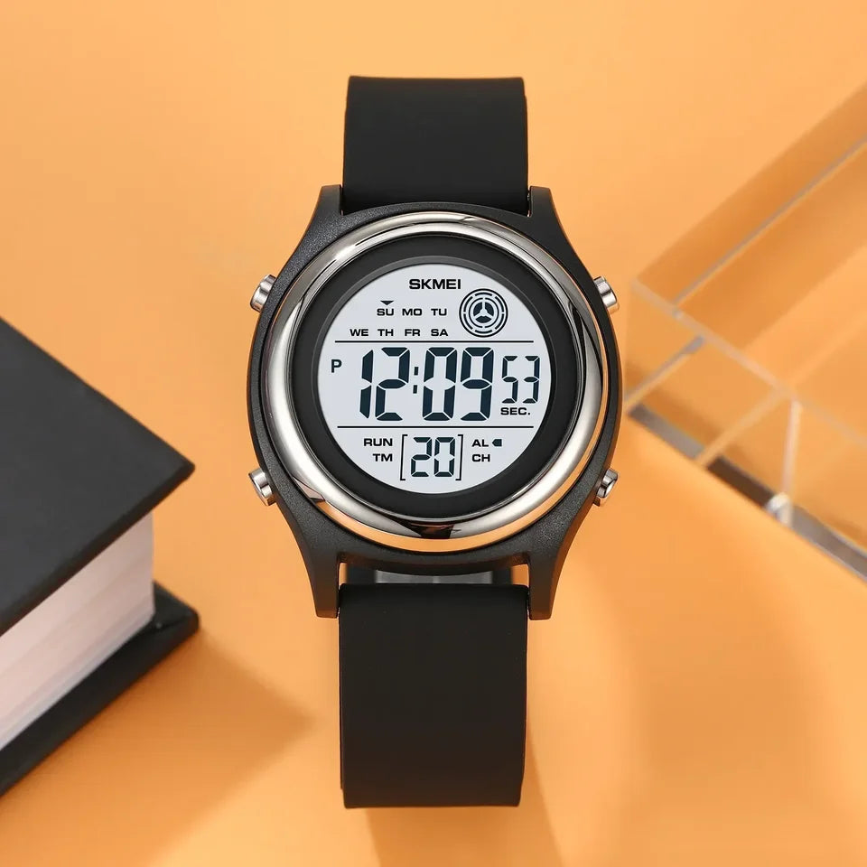 SKMEI Back Light Display Countdown Digital Watches Women Stopwatch Lady Wristwatch 50M Waterproof Shockproof reloj mujer 2094