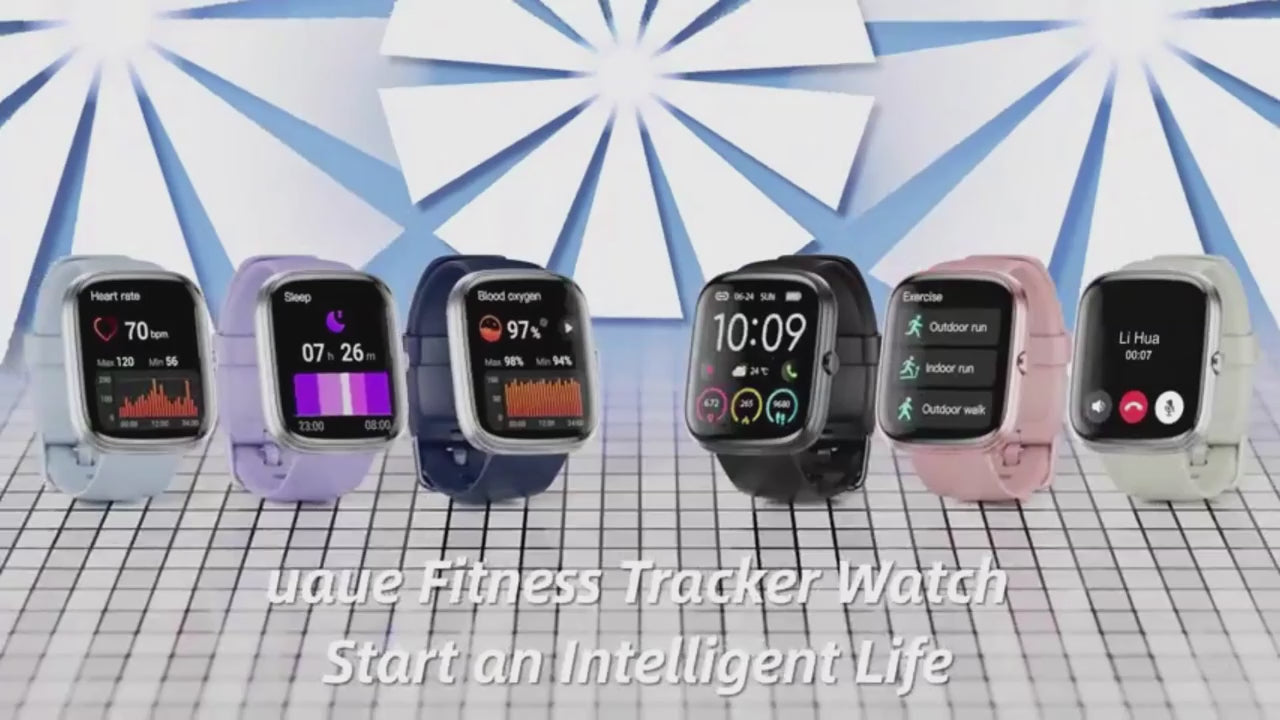 Smart Watch, 1.91" Smartwatch (Answer/Make Call), IP68 Waterproof Fitness Tracker, 110+ Sport Modes, Heart Rate and Sleep Monit